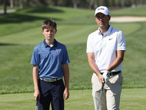 Young golfer