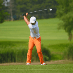 Supporting a Professional Golfer Go Really Low
